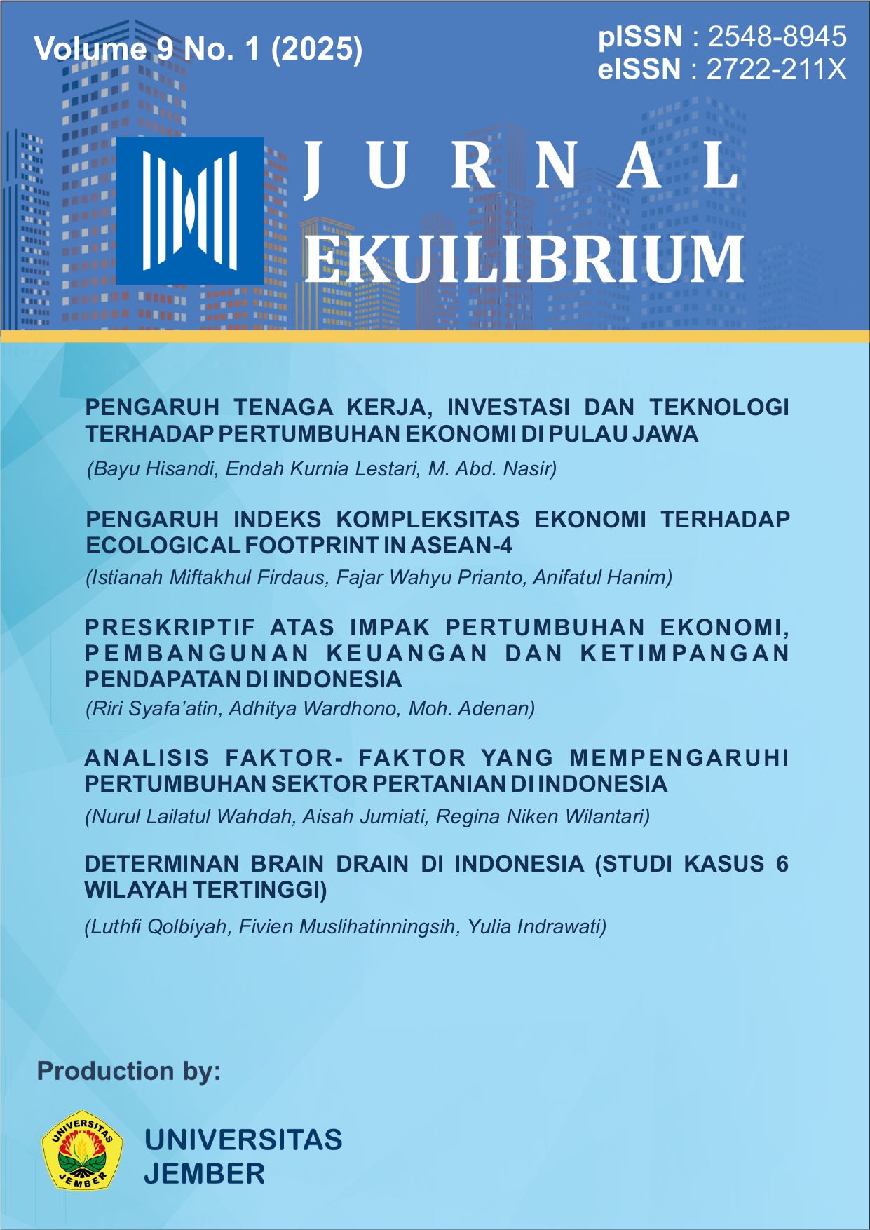 					View Vol. 9 No. 1 (2025): JEK Volume 9 Nomor 1 Tahun 2025
				